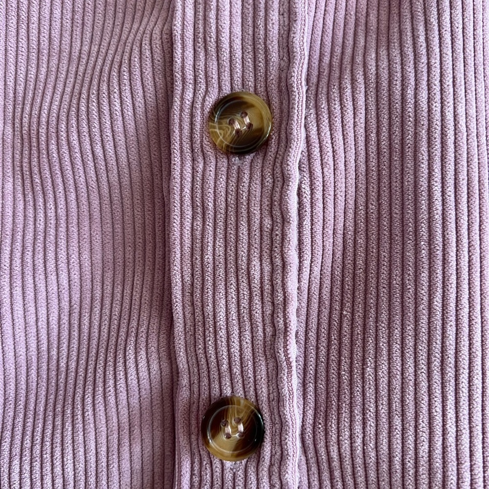 Corduroy Button Up Shacket - Picture 2 of 4